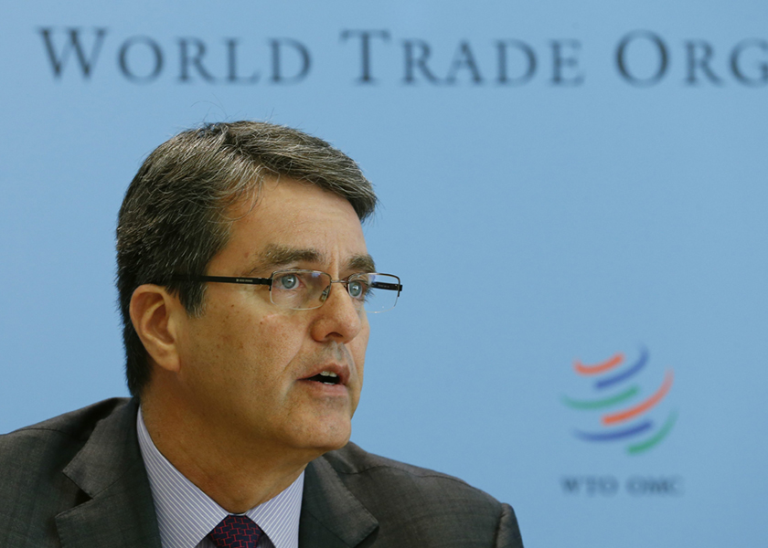 World Trade Organisation (WTO) Director-General Roberto Azevedo attends a news conference on world trade in 2013 and prospect for 2014 in Geneva, April 14, 2014. u00e2u20acu201d Reuters pic