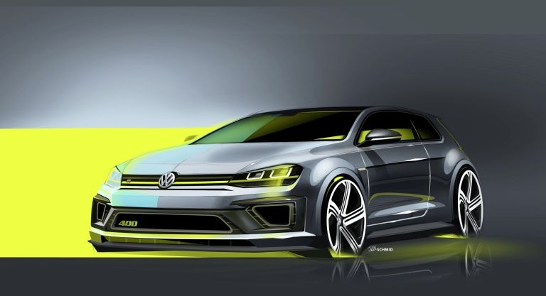 Golf R Draw New Golf R concept to push 400hp | Malay Mail
