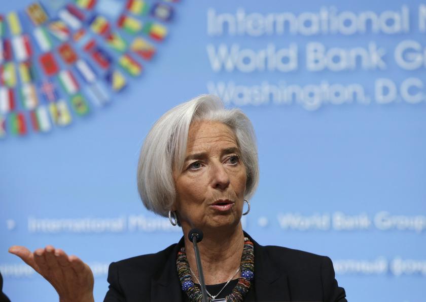 International Monetary Fund (IMF) Managing Director Christine Lagarde holds a news conference in Washington April 10, 2014.  u00e2u20acu201d Reuters pic