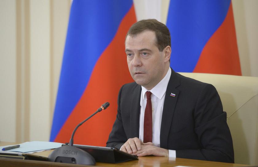 Russia's Prime Minister Dmitry Medvedev chairs a government meeting in the Crimean city of Simferopol, March 31, 2014. u00e2u20acu201d Reuters pic
