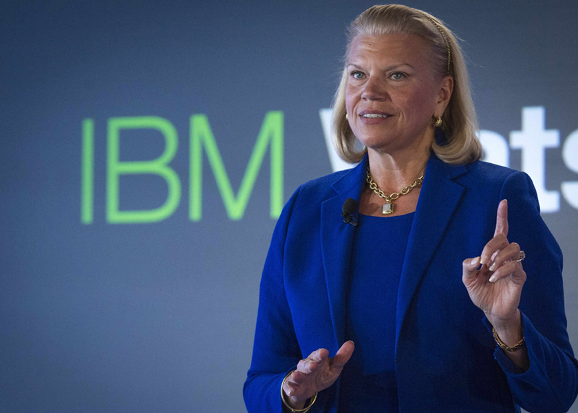 IBMu00e2u20acu2122s CEO Virginia 'Ginni' Rometty reported lower-than-expected quarterly revenue as weakness in its storage and server businesses continues to offset gains in its software services, April 16, 2014. u00e2u20acu201d Reuters picn
