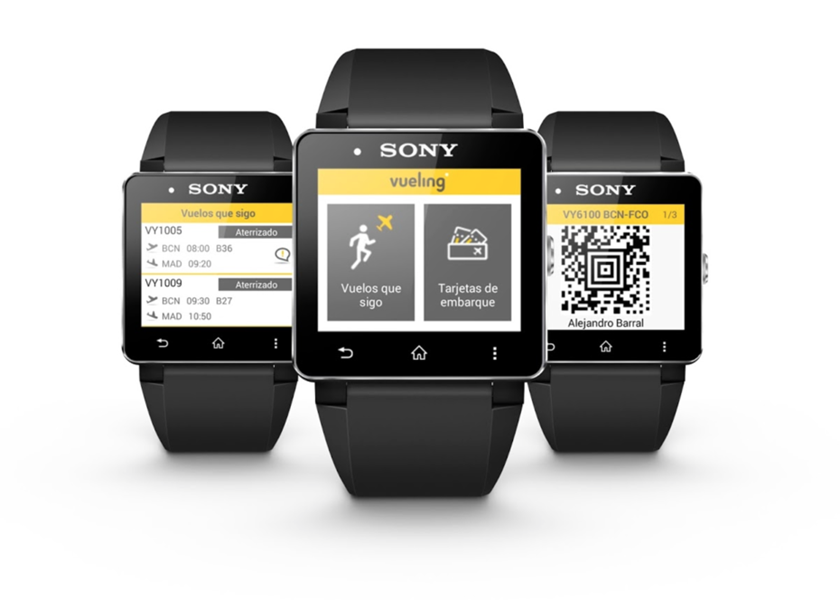 Smartwatches may soon be replacing printed boarding passes as two airlines have begun the transition, April 26, 2014. u00e2u20acu201d AFP pic