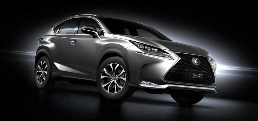 The aggressive, angular stance of the Lexus NX unveiled at 13th Beijing International Automotive Exhibition opening April 21, 2014. AFP-Relaxnews supplied