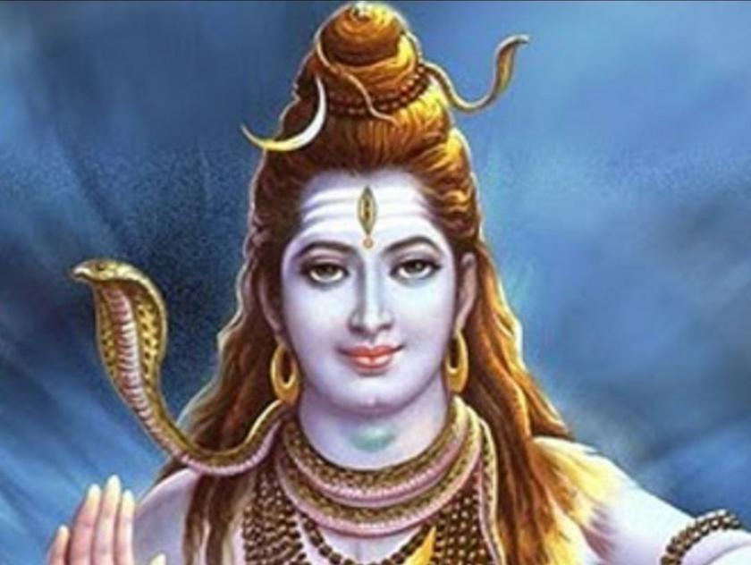 Deva Shiva sering digambarkan memiliki mata ketiga. 