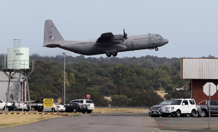 A Royal Malaysia Air Force C-130 takes off from RAAF base Pearce to help search for wreckage and debris of missing Malaysia Airlines Flight MH370, near Perth April 3, 2014. u00e2u20acu201d Reuters pic