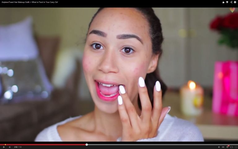 'Airplane/Travel hair makeup outfit and what to pack In your carry on!' u00e2u20acu201d AFP pic