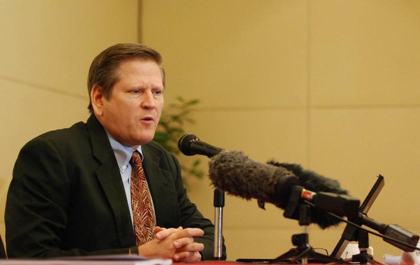 Human Rightsu00e2u20acu2122 Watch Asia director Phil Robertson speaking at the  u00e2u20acu02dcNo Answers, No Apology: Police Abuse and Accountability in Malaysiau00e2u20acu2122 press conference at Corus Hotel, April 2, 2014. u00e2u20acu2022 Picture by Yusof Mat Isa 