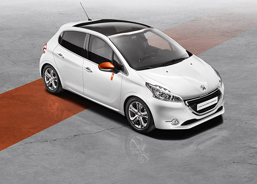 The high spec Peugeot 208 Roland Garros will come in a choice of two colours and high trim level that will be unique to this special edition, May 11, 2014. u00e2u20acu201d AFP pic
