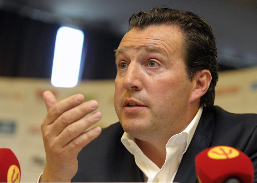 Belgium's coach Marc Wilmots announces his squad for the 2014 World Cup in Brazil at a news conference in Brussels, May 13, 2014. u00e2u20acu201d Reuters pic