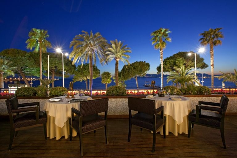 La Palme d'Or at the Grand Hyatt Cannes Hotel Martinez is the only restaurant in Cannes with two Michelin stars. — AFP pic