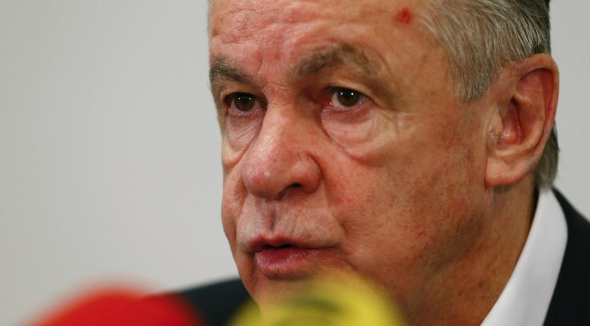 Switzerland's national football team coach Ottmar Hitzfeld listens to questions of journalists during a news conference in Zurich May 13, 2014. u00e2u20acu201d Reuters pic