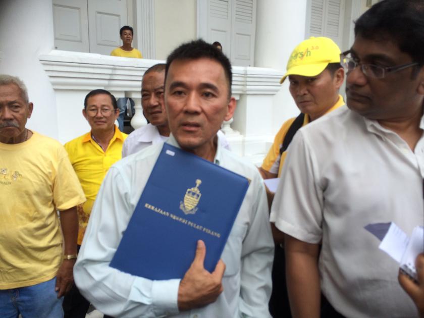 Tanjung Bungah state assemblyman Teh Yee Cheu said he had acted for the sole intention of public safety and interest. u00e2u20acu201d Picture by Opalyn Mok