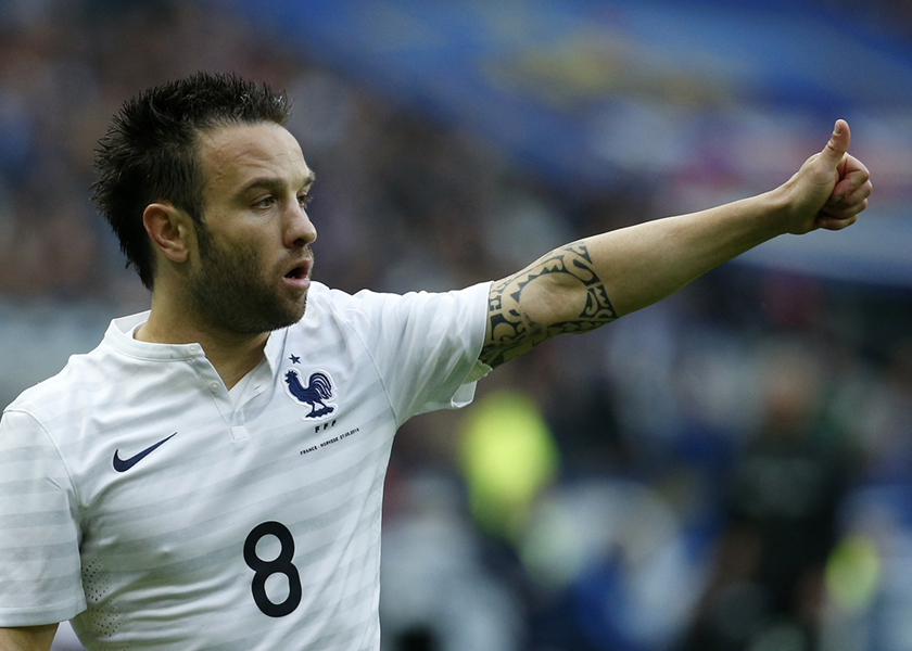 France's Mathieu Valbuena has high-hopes for his debut at the World Cup during their international friendly soccer match against Norway at the Stade de France Stadium in Saint-Denis, near Paris, May 27, 2014.