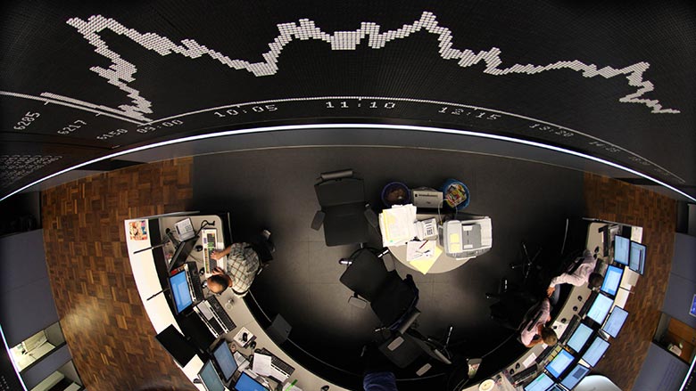 The DAX Index board is pictured at Frankfurt's stock exchange August 5, 2011. Reuters