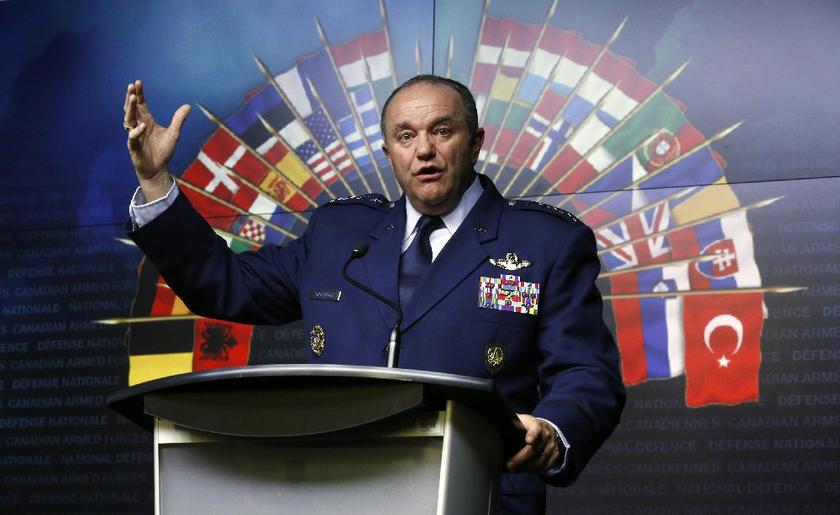 NATO Supreme Allied Commander Europe and Commander of the US European Command General Philip Breedlove at a news conference at the National Defence headquarters in Ottawa May 6, 2014 Reuters