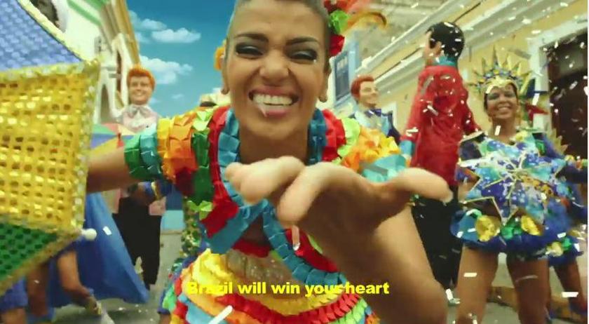 Image from YouTube video Brazil World Cup ad campaign launch May 2014