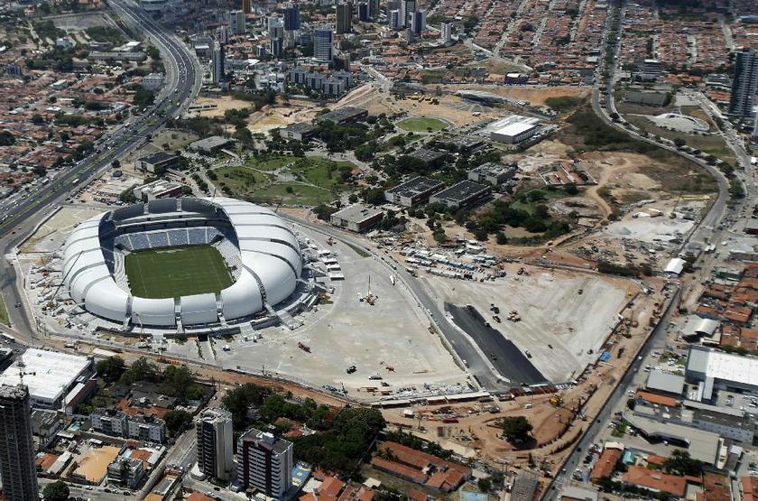 The Arena das Dunas stadium, which will host matches for the 2014 World Cup, in Natal, as it stood in January 22, 2014 Reuters