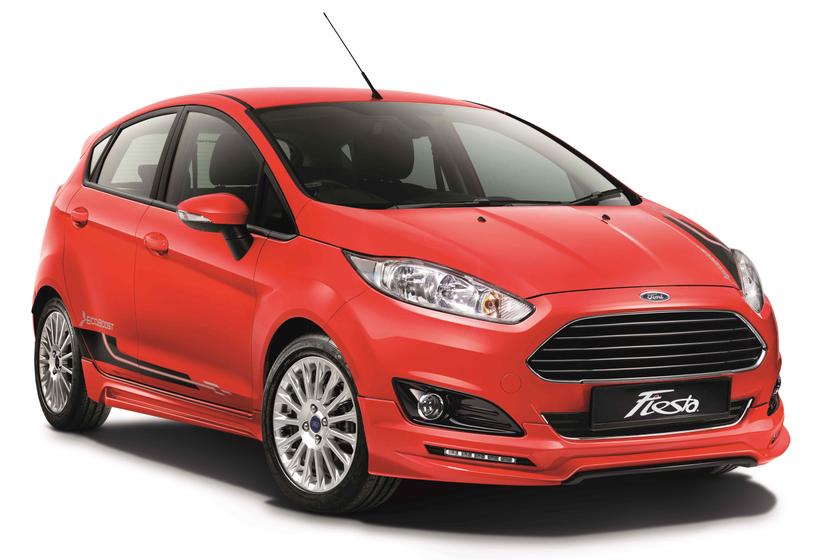 The new Fiesta 1.0L EcoBoost, priced at RM93,888 is available in the five-door Sport+ variant. u00e2u20acu201d Picture courtesy of Ford n