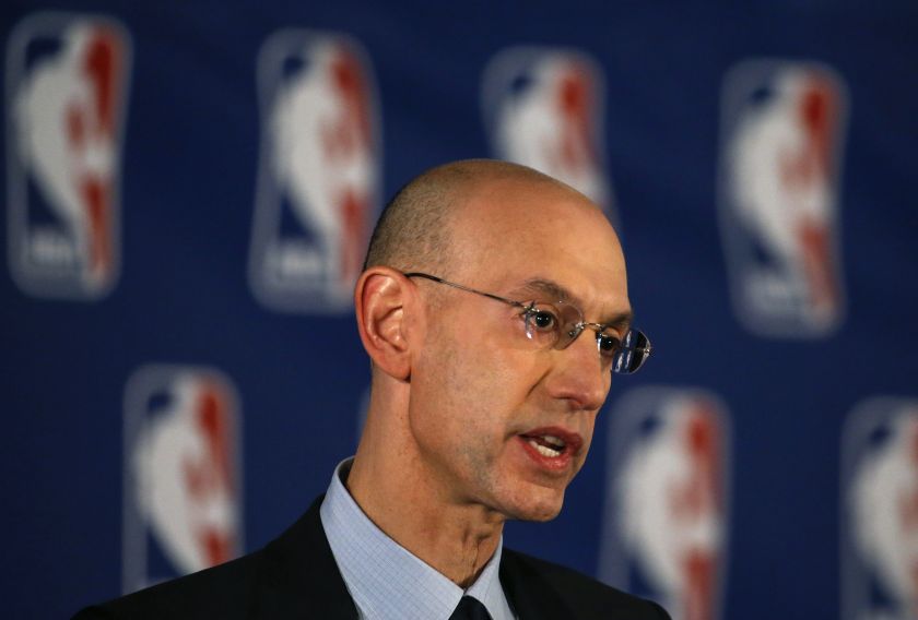 NBA Commissioner Adam Silver speaks at a news conference in New York April 29, 2014. u00e2u20acu201d Reuters pic