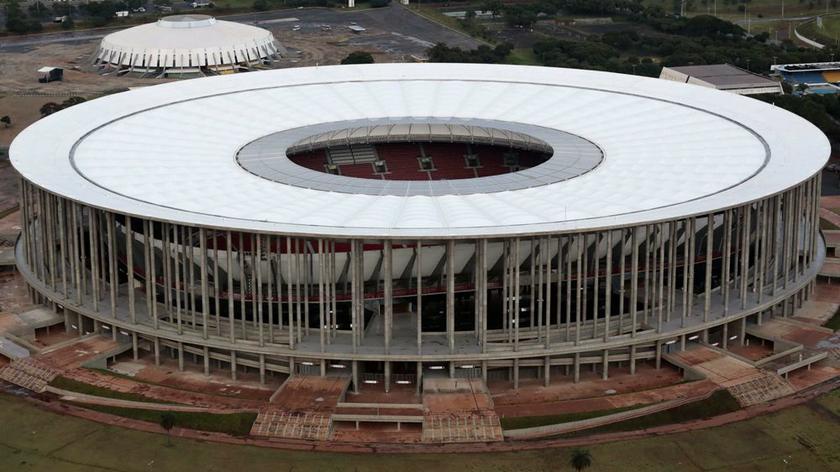An aerial view of Mane Garrincha National Stadium in Brasilia is seen in this January 20, 2014 file photo. u00e2u20acu2022 Reuters picn