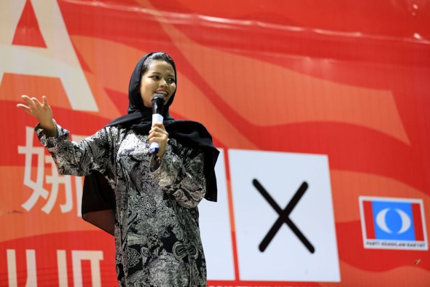 A survey found that Teluk Intan residents are not confident in Dyana Sofya Mohd Daudu00e2u20acu2122s ability to represent them in Parliament as the DAP candidate is not local and may not understand their concerns. u00e2u20acu2022 Picture by Saw Siow Feng