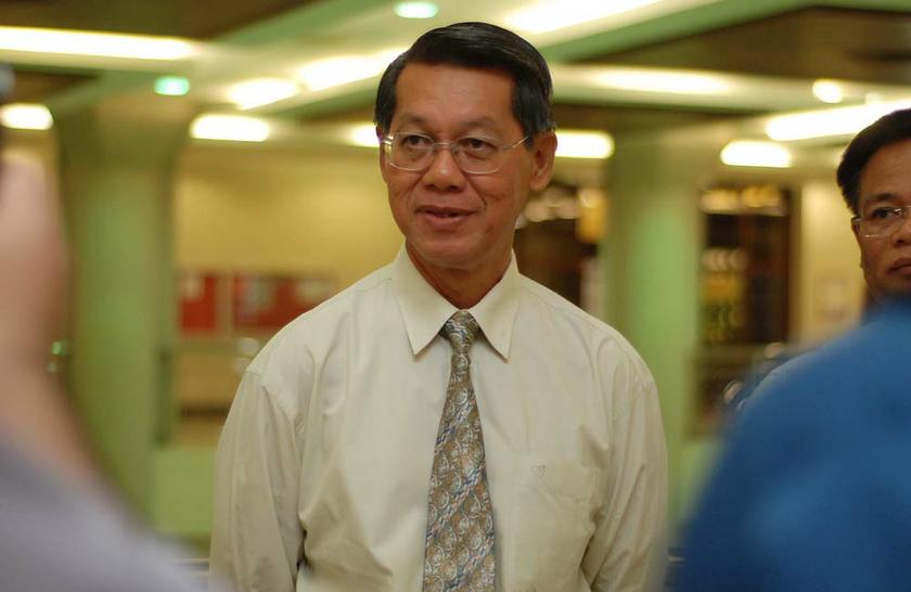 Datuk Jerry Dusing, President of the Sabah Sidang Injil Borneo, at the KL High Court in Kuala Lumpur, May 5 2014. u00e2u20acu201d Picture by Yusof Mat Isa