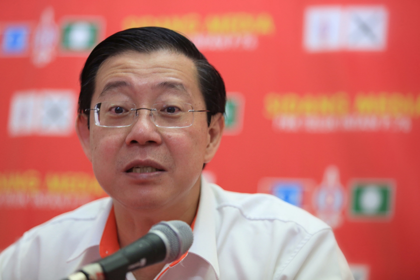 DAP secretary-general Lim Guan Eng speaks at a press conference in Teluk Intan, on May 30, 2014. u00e2u20acu201d Picture by Saw Siow Feng