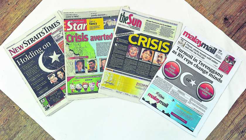 Newspapers engage in friendly rivalry daily. u00e2u20acu201d Malay Mail pic