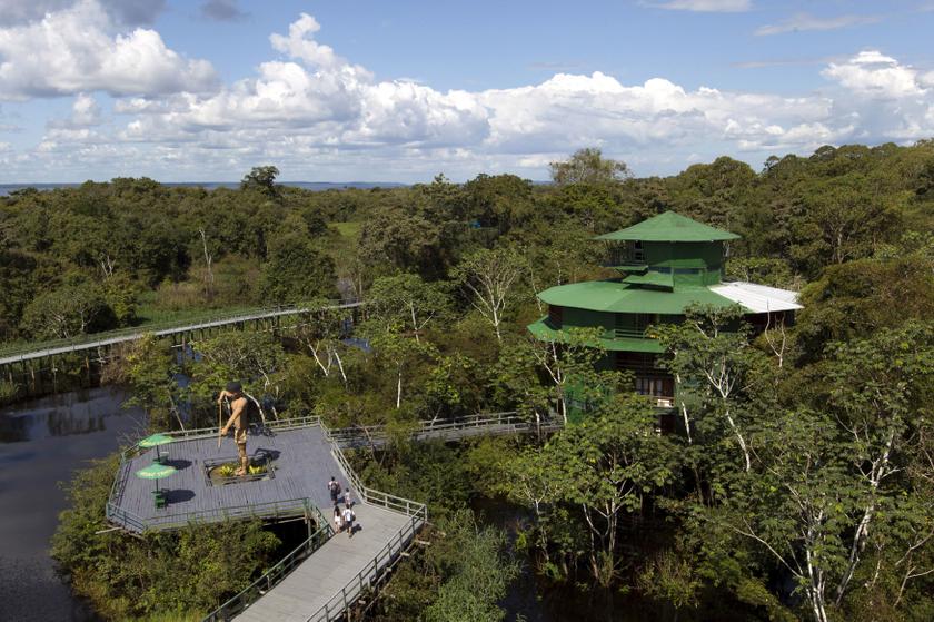 An aerial view of the Ariau hotel in the Amazon jungle near Manaus, in this file picture taken March 28, 2014. — Reuters pic