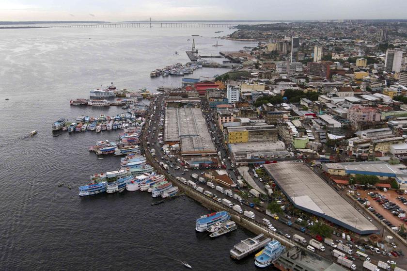 A general view of the harbour along the Rio Negro, a major tributary of the Amazon River, in Manaus, is seen in this file picture taken March 28, 2014. — Reuters pic