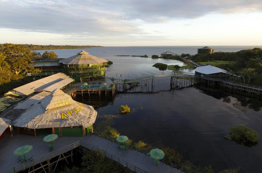 An aerial view of the Ariau hotel in the Amazon jungle near Manaus, in this file picture taken March 28, 2014. — Reuters pic