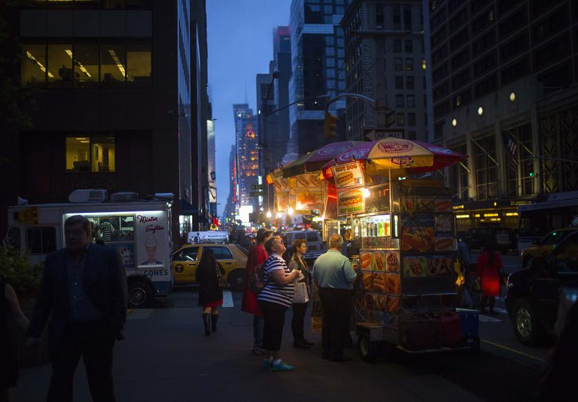People walk down Times Square in New York May 15, 2014. u00e2u20acu201d Reuters pic 