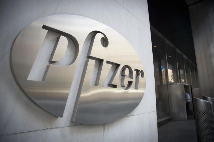 The Pfizer logo is seen at their world headquarters in New York April 28, 2014. u00e2u20acu201d Reuters pic