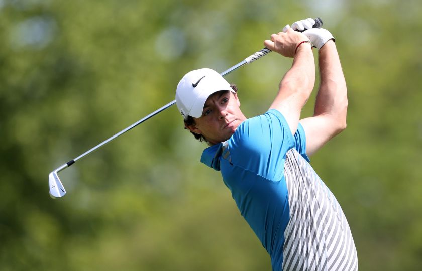 Rory McIlroy hits a tee shot during the second round of The Memorial Tournament at Muirfield Village Golf Club in Dublin, Ohio, May 30, 2014. u00e2u20acu201d Picture by Brian Spurlock-USA TODAY Sports 