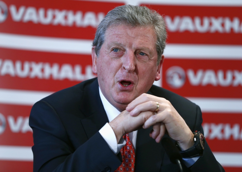 England manager Roy Hodgson reacts as he announces his squad for the 2014 World Cup, at a news conference in Luton, England May 12, 2014. u00e2u20acu201d Reuters pic