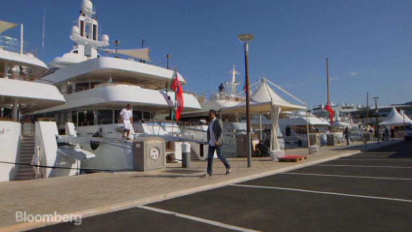 A view of the yacht row at Cannes, in France. u00e2u20acu201d Bloomberg pic