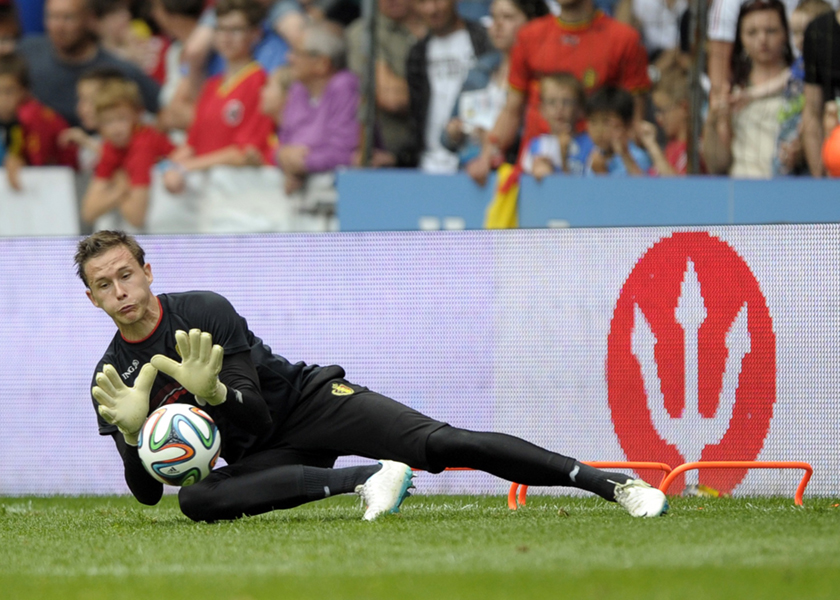 Belgium's national soccer team player Sammy Bossut attends a training session in Genk, in preparation for the upcoming World Cup, May 21, 2014 u00e2u20acu201d Reuters pic