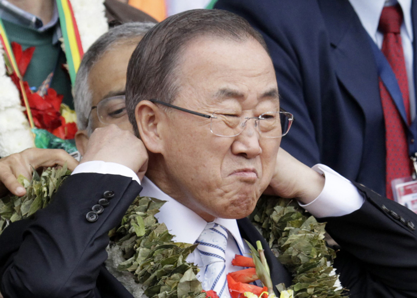 Ban Ki-Moon urged participating G77 nations to create policies that will help billions of poor people, June 15, 2014. u00e2u20acu201d Reuters pic