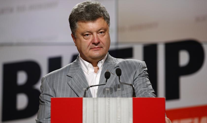 Ukrainian businessman, politician and presidential candidate Petro Poroshenko attends a news conference in Kiev, May 26, 2014. u00e2u20acu201d Reuters pic