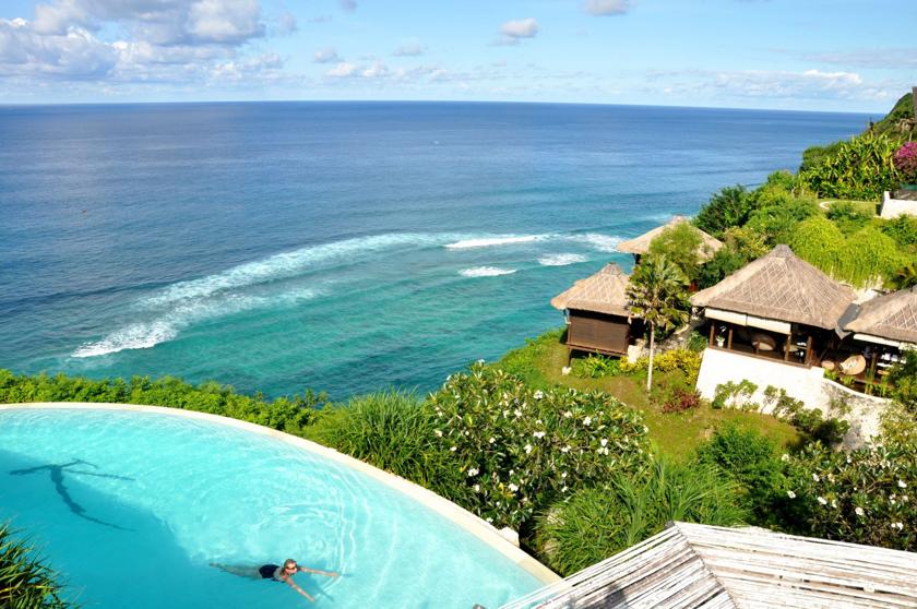 A view of the Indian Ocean from Di Mare restaurant. u00e2u20acu201d Today pic