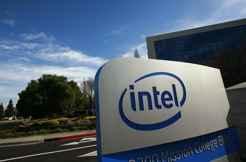 A sign is shown at the entrance to the headquarters of Intel Corporation in Santa Clara, California February 2, 2010. u00e2u20acu201d Reuters pic