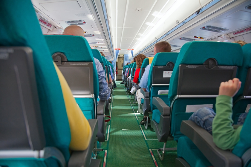 Uncomfortable seats was the top pet peeve in a large survey of air travellers. u00e2u20acu201d AFP pic
