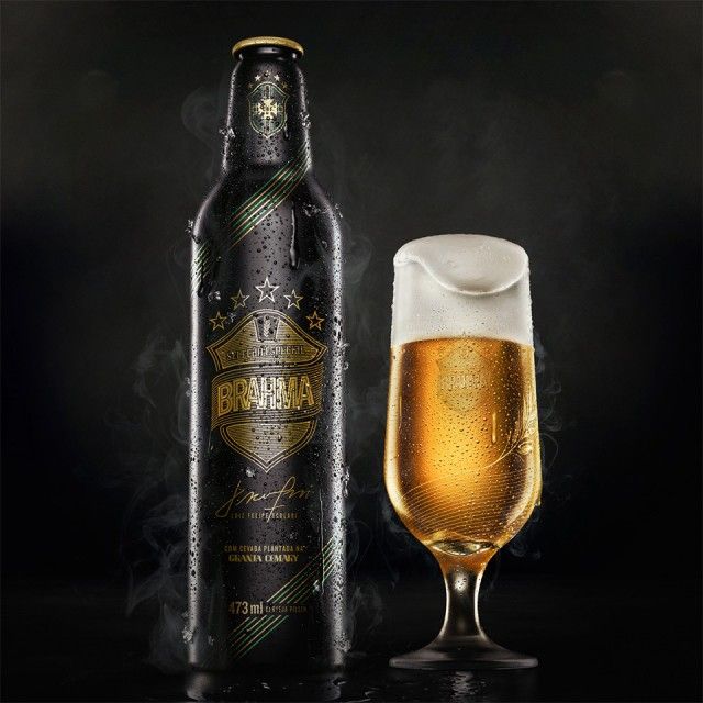 Brahma Selecao Especial, created for the World Cup, made with barley sown from the national training pitch in Rio, Granja Comary AFP-Relaxneews