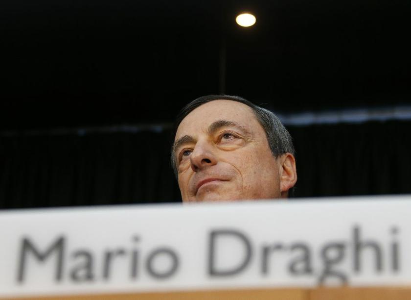 European Central Bank (ECB) President Mario Draghi at the monthly ECB news conference in Frankfurt June 5, 2014 Reuters
