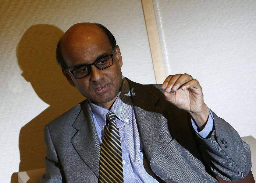 Singapore's Finance and Deputy Prime Minister Tharman Shanmugaratnam speaks to Reuters during an interview at his office in Singapore June 5, 2014 Reuters