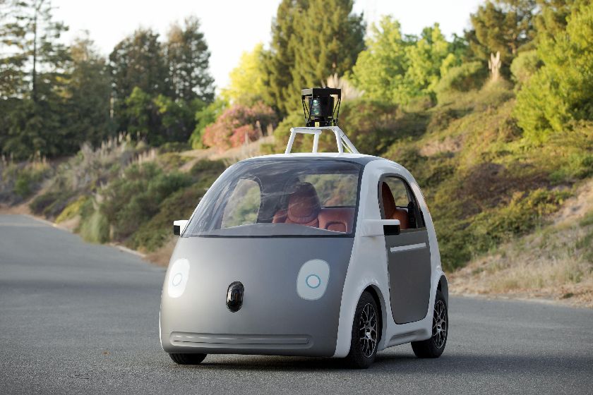 A prototype self-driving car by Google is shown in this publicity photo released to Reuters June 27, 2014 Reuters