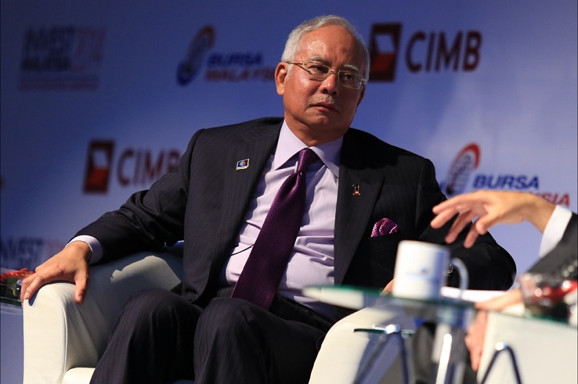 Prime Minister Datuk Seri Najib Tun Razak gives a keynote address during the launch of Invest Malaysia 2014 at the Mandarin Oriental Hotel, Kuala Lumpur, June 9, 2014. u00e2u20acu201d Picture by Saw Siow Feng  