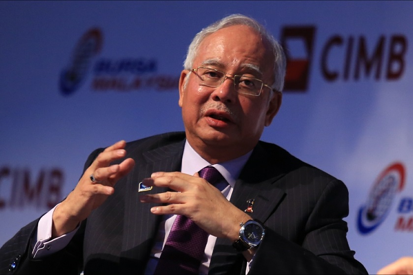 Prime Minister Datuk Seri Najib Tun Razak gives a keynote address during the launch of Invest Malaysia 2014 at the Mandarin Oriental Hotel, Kuala Lumpur, June 9, 2014. u00e2u20acu201d Picture by Saw Siow Feng  