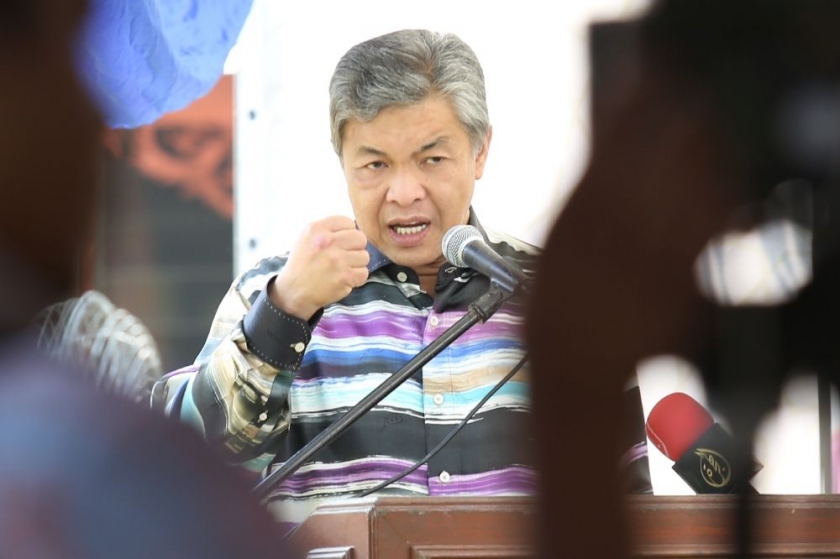 File picture shows Home Minister Datuk Seri Ahmad Zahid Hamidi.u00e2u20acu201d Picture by Siow Feng Saw