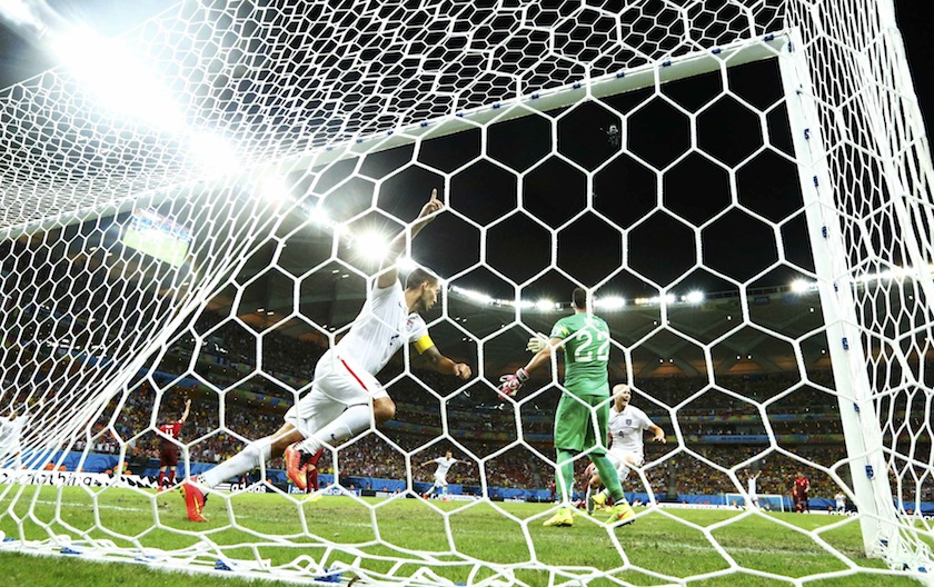 Clint Dempsey of the US (left) celebrates after scoring against Portugal during their 2014 World Cup Group G match at the Amazonia arena in Manaus June 23, 2014.u00c2u00a0u00e2u20acu201du00c2u00a0Reuters pic
